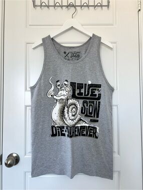 Us Versus Them // NWOT Men's Edgy Casual Graphic Streetwear Tank Top